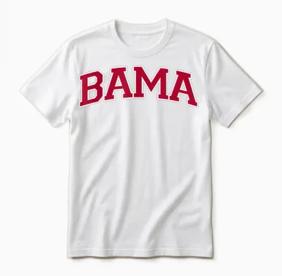 Bama - Alabama Gifts Al State Graphic Unisex T-Shirt - White