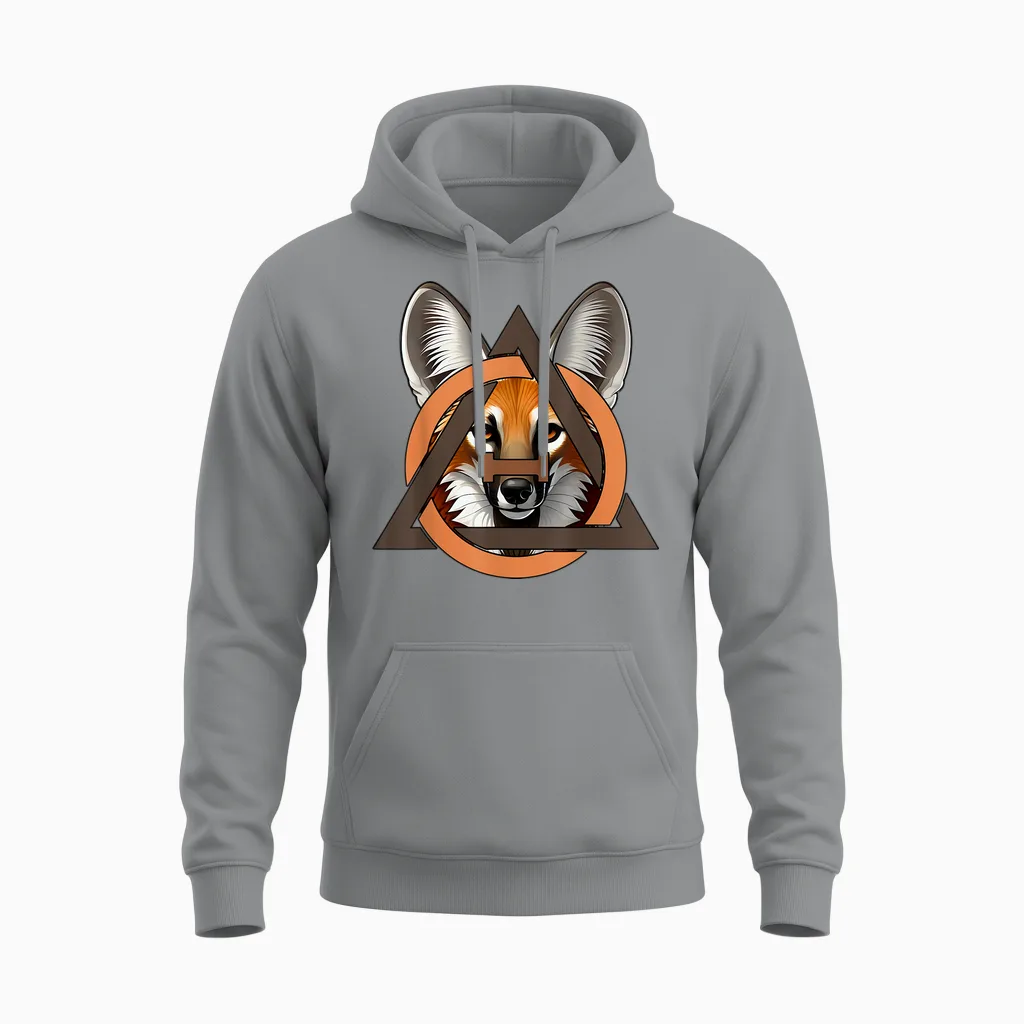 Therian Du Loup à Crinière Unisex Hoodie in Sport Grey