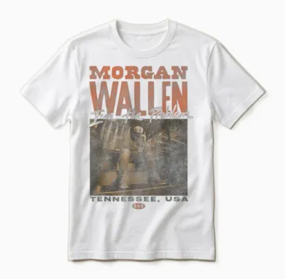 Official Morgan Wallen Tennessee Unisex T-Shirt - White