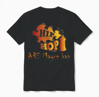 Hip Hop Unisex T-Shirt - Black