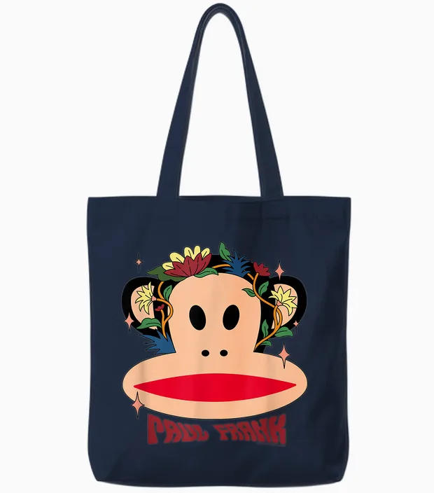 Paul Frank Julius Mit Wildblumen Tote Bags in Navy