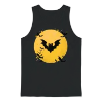 Comfort Colors Cute Halloween Ghost Unisex Tank Top - Black – 1
