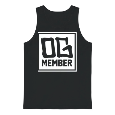 Og Member Unisex Tank Top - Black