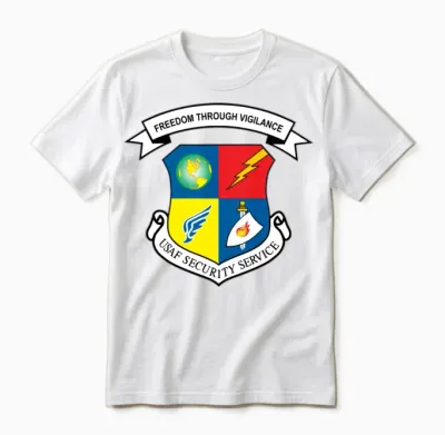 Usafss Emblem Unisex T-Shirt - White