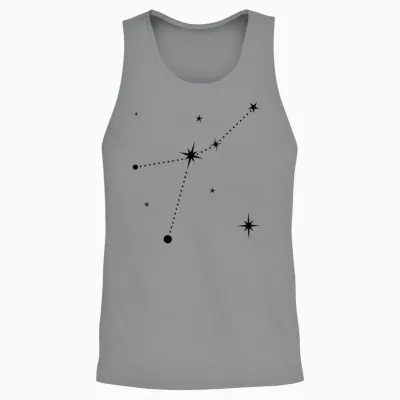 Cancer Constellation | Signes Du Zodiaque Unisex Tank Top - Sport Grey