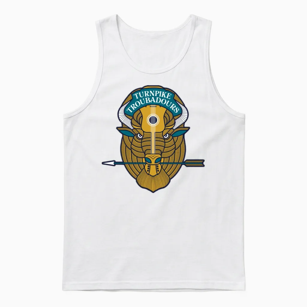 Turnpike Troubadours Country Music Unisex Tank Top in White