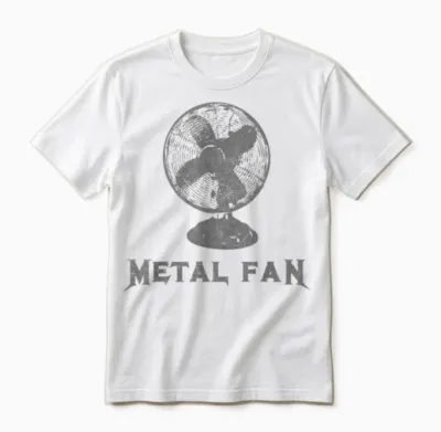 Metal Fan Funny Heavy Metal Music T-Shirt Small Unisex T-Shirt - White