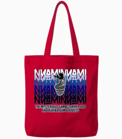 Nyaminyami Water Colors Tote Bags - Red