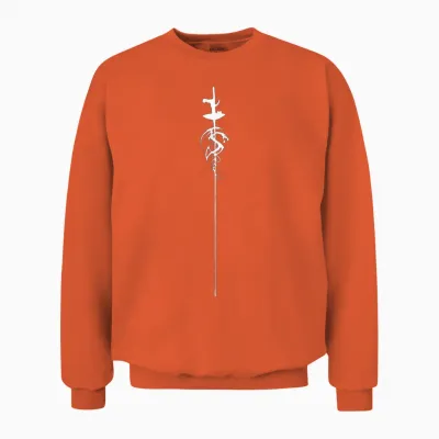 Fencing Game Fencing Gift Fencing Unisex Sweatshirt - Orange