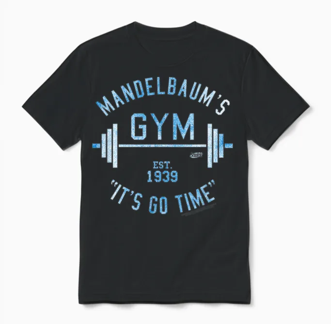 Seinfeld Mandelbaum's Gym & Lifting Gift Unisex T-Shirt in Black