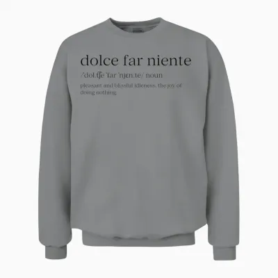 Dolce Far Niente #32 a – Ruhiger Urlaub Unisex Sweatshirt - Sport Grey
