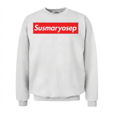 Susmaryopep Funny Filipino Meme Graphics Design Unisex Sweatshirt - White
