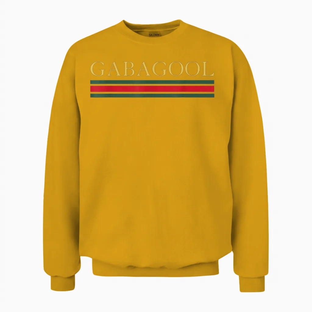 Gabagool - Satirical Italian Slang Unisex Sweatshirt in Gold