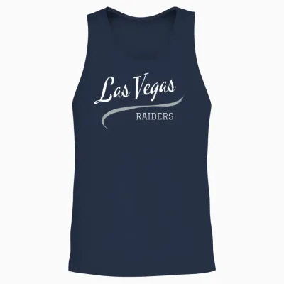 Retro Unisex Tank Top - Navy