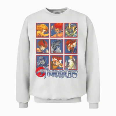 Thundercats Character Boxes Unisex Sweatshirt - White