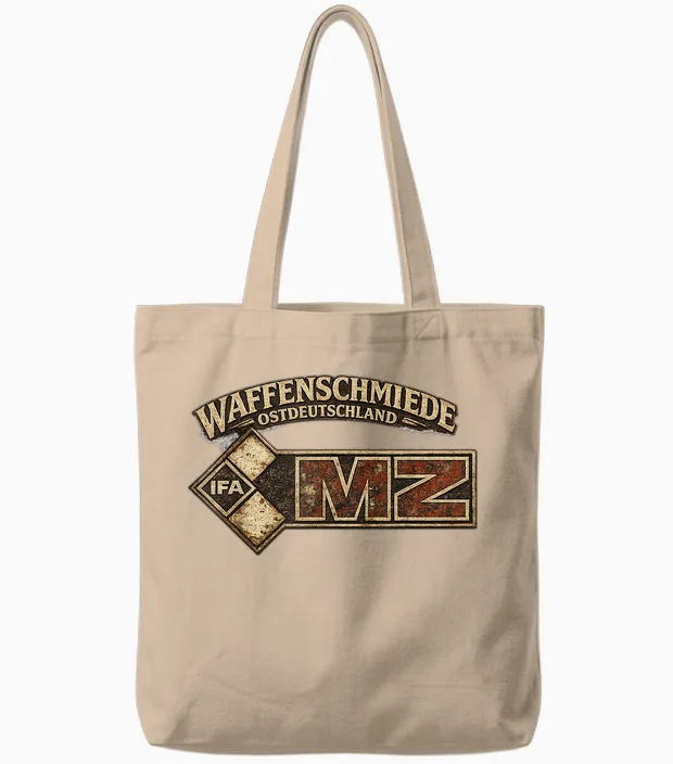 Simson Mz Ifa Ostdeutschland Retro Motorrad Kult Motiv Ddr Tote Bags in Natural
