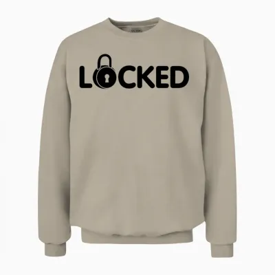 Locked Unisex Sweatshirt - Sand