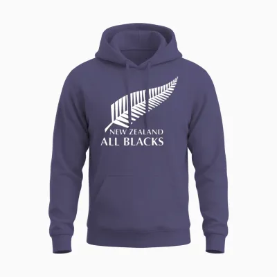 New Zealand All Blacks Unisex Hoodie - Heather Sport Dark Navy