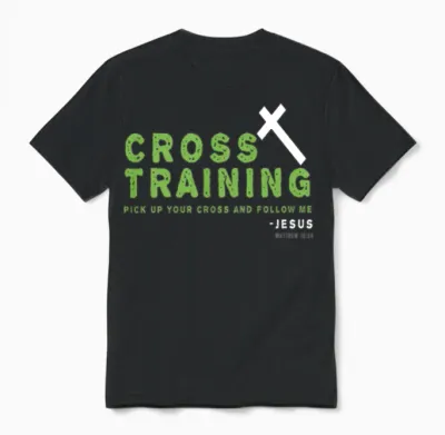Christian Training Pun Christian Design Unisex T-Shirt - Black