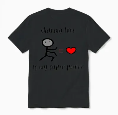 Super Hero Funny Unisex T-Shirt - Black