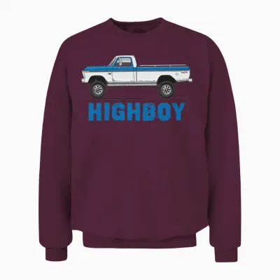 Higboy Bahama Blue Unisex Sweatshirt - Maroon