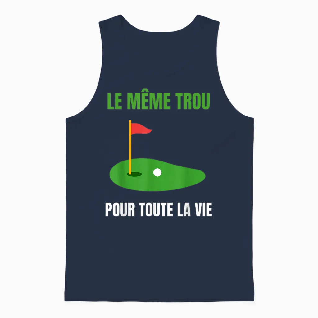 Evg Homme Futur Marié Humour Unisex Tank Top in Navy