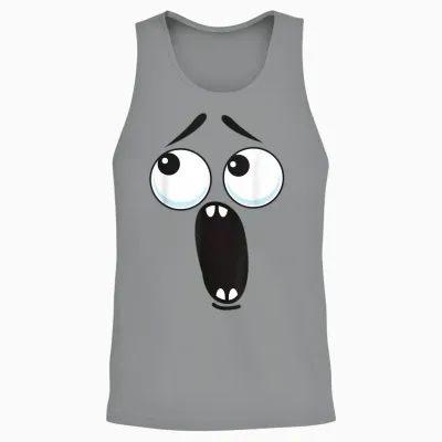 Creepy Carrots Face Funny Halloween Costume Kids and Adults Unisex Tank Top - Sport Grey