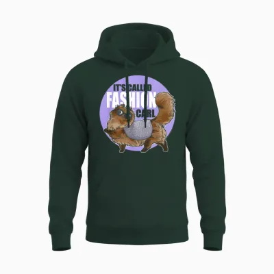 Dcc It's Called Fashion Carl Princess Donut Book Series Unisex Hoodie - Forest
