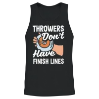 Discus Throw Discus Athlete Discus Thrower Gift Unisex Tank Top - Black – 2