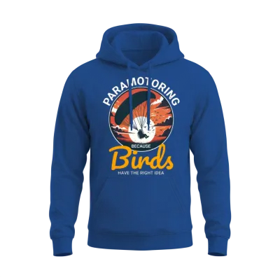 Paramotor Pilot Paramotoring Powered Paraglider Unisex Hoodie - Royal