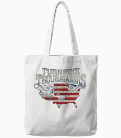 Turnpike Tote Bags - White