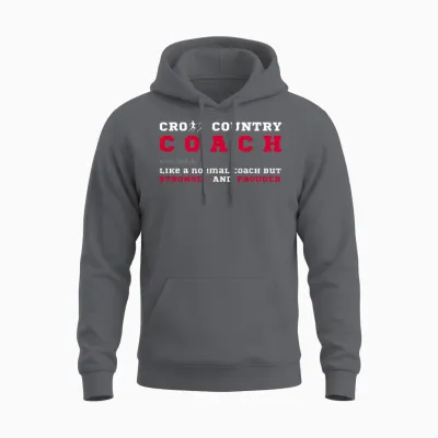 Cross Country Coach Sports Coaching Fun Definition Unisex Hoodie - Charcoal