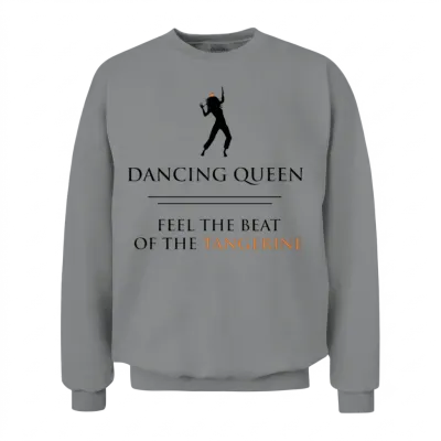 Funny Tangerine Unisex Sweatshirt - Sport Grey