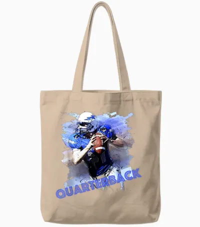 Quarterback American Football - Usa Sports T-Shirt Fans Design Tote Bags - Natural