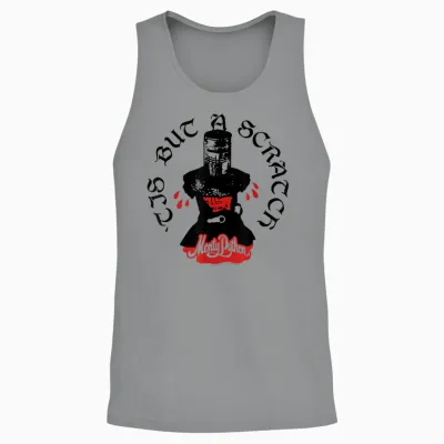 Monty Python Scratch Tis Ist Nur Ein Kratzer Heiliger Grail Unisex Tank Top - Sport Grey