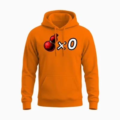 Motif Marque De Saké X 0 Unisex Hoodie - Safety Orange