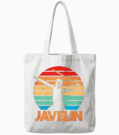 Javelin Retro 2 Tote Bags - White