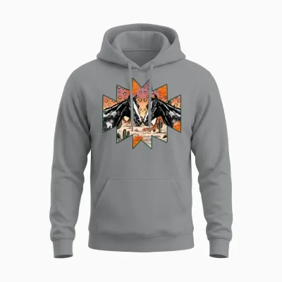 Desert Horse Unisex Hoodie - Sport Grey
