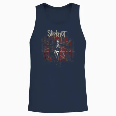 Slipknot Official the Gray Chapter Star Unisex Tank Top - Navy
