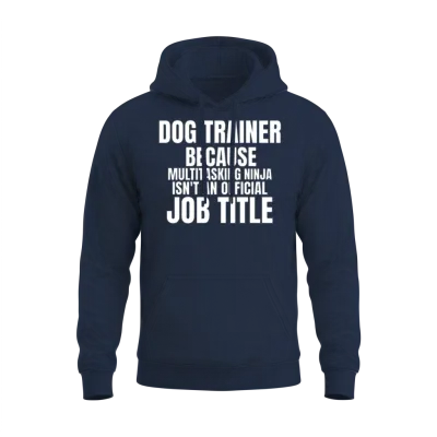 Dog Trainer Unisex Hoodie - Navy