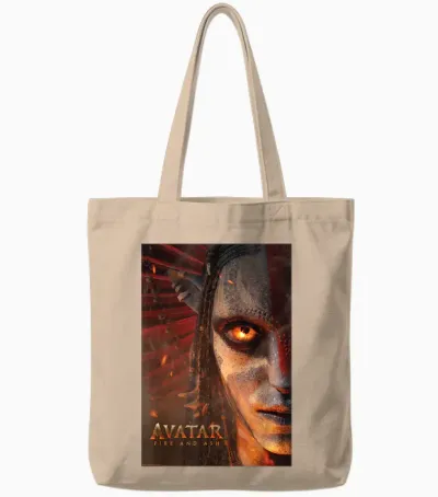 Avatar: Fire and Ash Varang Official Movie Theatrical Tote Bags - Natural