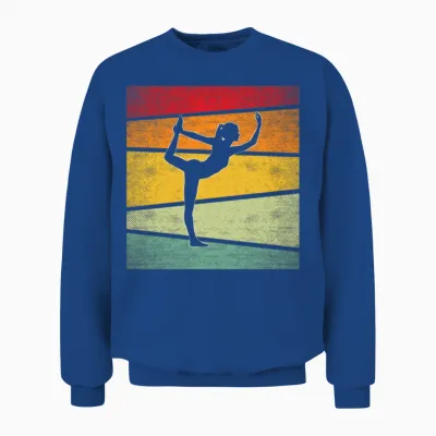 Yoga Retro Unisex Sweatshirt - Royal