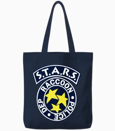 Resident Evil Stars Tote Bags - Navy