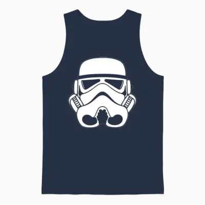 Stormtrooper Tribute Unisex Tank Top - Navy
