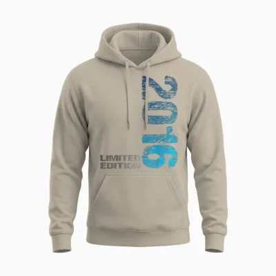 Kids 2016 Boy Girl 9th Birthday Limited Edition 9 T-Shirt, Black Unisex Hoodie - Sand
