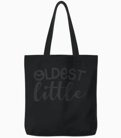 Oldest Little Tote Bags - Black