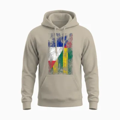 Flags France Togo - French Togolese T-Shirt, Black, S Unisex Hoodie - Sand