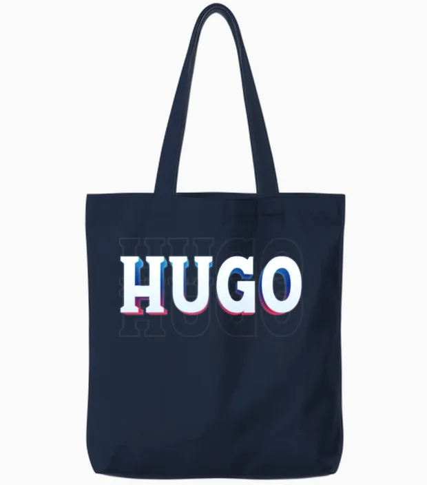 Retro - Hugo Tote Bags in Navy