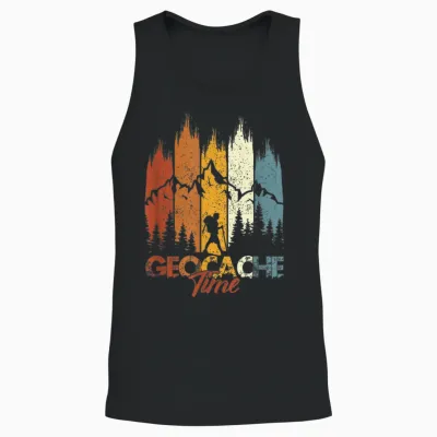 Zeit Für Geocache, Geocache, Zeit, Geocaching Unisex Tank Top - Black