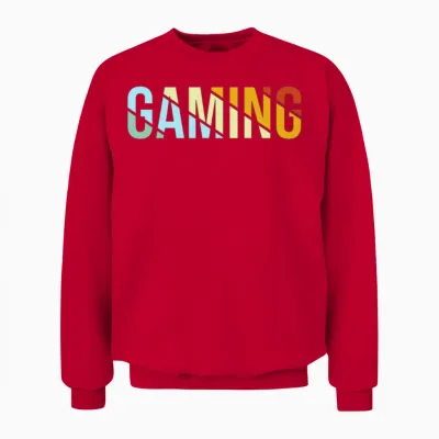 Gaming Retro Unisex Sweatshirt - Red